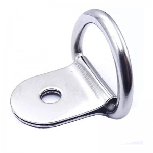 Μικρό χάλυβα D-Ring Tie Downs, D Δαμάσματα άγκυρα δαχτυλίδι πρόσδεσης για φορτία σε θήκη φορτηγών φορτηγών ρυμουλκούμενα RV βάρκες